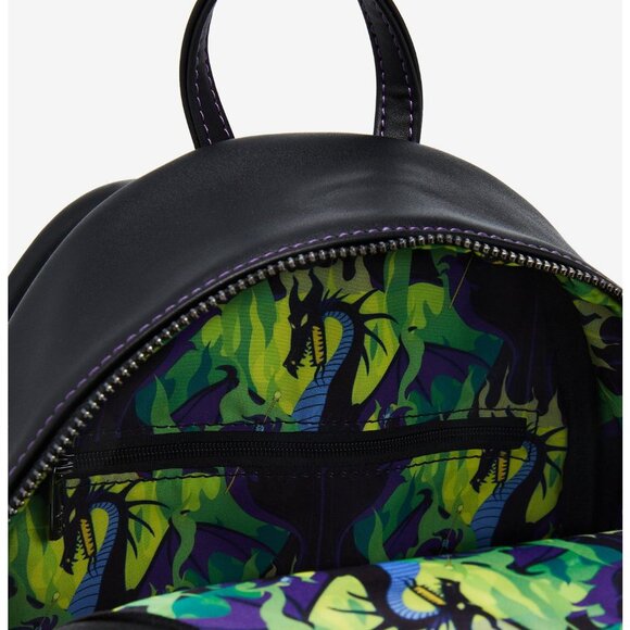 Loungefly Disney Sleeping Beauty Maleficent Figural Mini Backpack - Picture 4 of 4